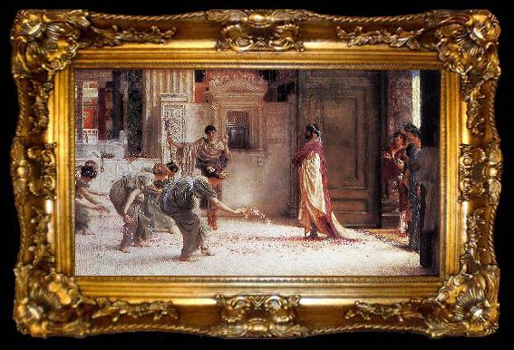 framed  Sir Lawrence Alma-Tadema,OM.RA,RWS Caracalla Sir Lawrence Alma-Tadema, ta009-2